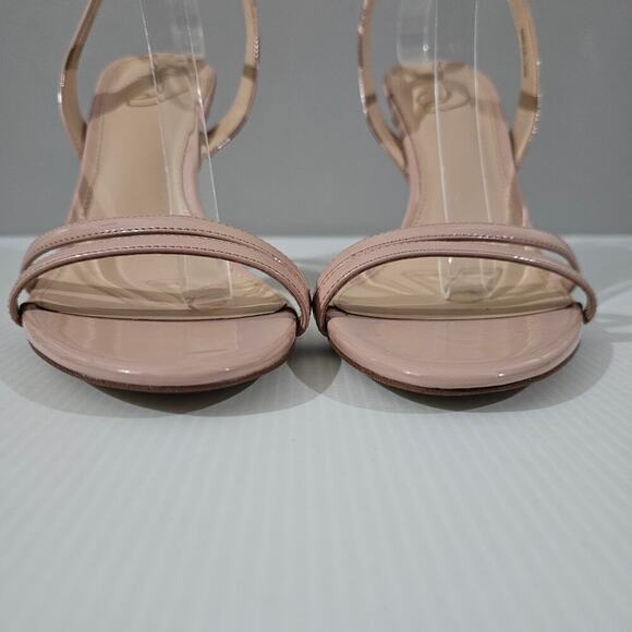 NEW Sam Edelman Gemmie Heel Womens 11 Beige Neutral Stiletto Strappy Sandal - Picture 6 of 12